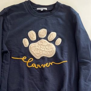 Navy blue Carven sweatshirt